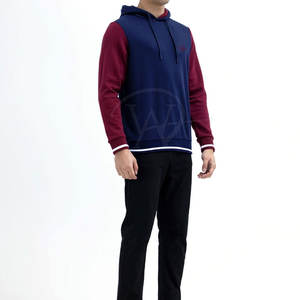Vente en gros de sweats à capuche pour hommes, design personnalisé, poche unie, meilleure qualité, 100% coton, teinture unie, vêtements d'hiver tendance, OEM, pas cher - Product Image 3