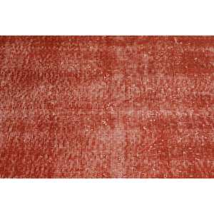 Alfombra de pelo medio ecológica de lana naranja tradicional 3,1 X 3.8ft estilo turco Tabriz diseño de retazos comedor respaldo de látex - Product Image 5