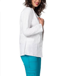 Blouse de médecin, blouse d'infirmière, blouse de laboratoire, manches respirantes intelligentes, doublure douce blanche, polyester/coton, détection des aiguilles, usage hospitalier - Product Image 2