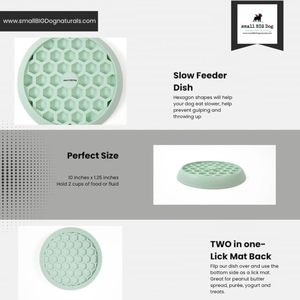 <b>Silicone</b> licking <b>mat</b> slow feeding <b>mat</b> promotes calmness improves digestion safe non slip base dishwasher safe for dogs and cats - Product Image 6