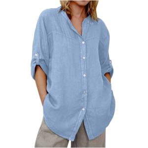 เสื้อยีนส์ตัวยาวสำหรับผู้หญิง, เสื้อยีนส์สีน้ำเงินระบายอากาศเสื้อยีนส์สำหรับผู้หญิงเสื้อยีนส์ทรงสลิมฟิตแบรนด์แบรนด์สำหรับเด็กผู้หญิง - Product Image 1