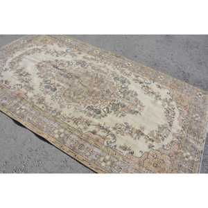 Alfombra Turca Vintage, Alfombra Grande de 5.2x9.1 pies, Alfombra Marrón Rosa Estilo Suroeste - Product Image 4