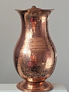Pichet à eau martelé en cuivre de grande qualité pour boire de l'eau, du jus, du café, de la glace, du thé pour la décoration de la maison, du restaurant - Product Image 5
