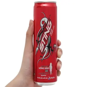 Premium Qualität Rot Erdbeere Stich Energiegetränke 330 ml (24 Dosen/Schachtel) Beerenstangen