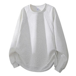 เสื้อสเวตเชิ้ตคอกลมแบบยูนิเซ็กซ์ คุณภาพดีเยี่ยม ผ้าฝ้าย 100% สำหรับใส่ในฤดูหนาว ผ้าฟลีซเรียบ เสื้อสเวตเชิ้ตแฟชั่นสำหรับผู้ชาย - Product Image 5