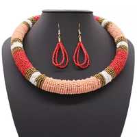 Ensemble fantaisie de collier ras du cou en résine perlée, design moderne, chaîne à maillons de luxe, style tendance, bijoux de mode pour femmes, fêtes, mariages