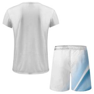 Chándal para hombre, conjuntos cortos, trajes de 2 piezas, chándal de verano a la moda, camisa de manga corta y pantalones cortos, conjunto para correr con bolsillos - Product Image 3