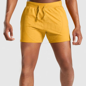Short de sport décontracté solide de nouveau style séchage rapide respirant fabriqué en coton polyester meilleure vente - Product Image 1