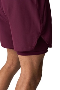 2026 Custom Designer Logo High-Stretch Woven Pocket Double <b>Layer</b> Quick Dry Sports Workout Athletic Gym Shorts for Men Wear - Product Image 4