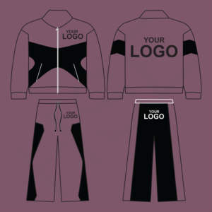 Chándal con Bloques de Color OEM/ODM |   Conjunto de Chaqueta y Pantalones con Cremallera y Logotipo Personalizado - Product Image 3