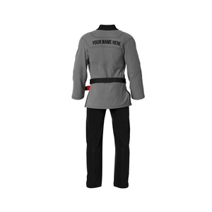 Costume de Jiu Jitsu Gi BJJ brésilien avec logo personnalisé Kimono uniforme d'arts martiaux en coton léger pour adultes enfants entraînement au grappling - Product Image 5