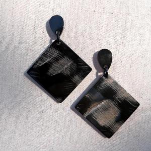 Boucle d'oreille en corne de buffle d'eau/boucle d'oreille bijoux/boucle d'oreille en corne en vrac pour taille personnalisée prix bon marché avec vente - Product Image 3