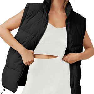 Chaleco acolchado Unisex de alta calidad, chaleco sin mangas Multicolor para ropa de invierno, diseño elegante de calle principal - Product Image 5