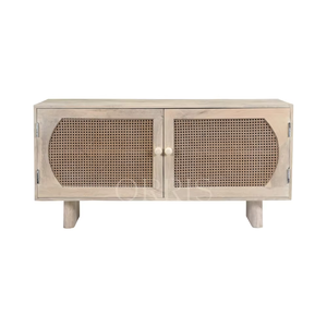 Aparador de Madera Japandi Hecho a Mano, Elegante, de Alta Calidad y Duradero, para Sala de Estar, Mueble para TV, Dormitorio, Apartamento, con Almacenamiento - Product Image 2