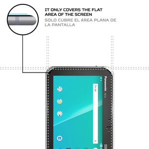 ฟิล์มกันรอยหน้าจอ ANTISHOCK สำหรับแท็บเล็ต Panasonic Toughbook FZ-L1 เพิ่มความทนทานและคุณสมบัติป้องกันการกระแทก - Product Image 4