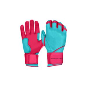 Gants de frappeur de baseball et de softball professionnels pour hommes et femmes Gants de frappeur ambidextres en cuir personnalisés Taille L Taille S à XXL - Product Image 1