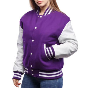 Chaqueta universitaria elegante de talla grande para mujer, ropa informal de manga larga, chaqueta universitaria cálida de Color personalizado de tendencia para mujer - Product Image 1