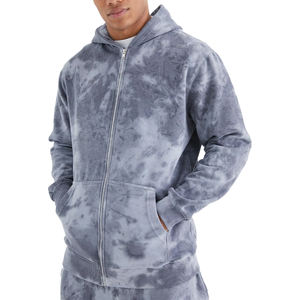Sweats à capuche unisexes de qualité supérieure en coton mélangé respirant, style streetwear surdimensionné, vêtements décontractés d'hiver, vente en gros OEM ODM - Product Image 3