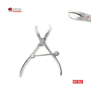 Orthopedic Stainless Steel Bone Holding Reduction Forceps 140mm 160mm Toothed Hospital Surgery Forceps for Spinal Fracture 2 Pcs - Product Image 2
