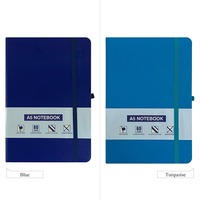 Cahier de notes A5 ligné imprimé cartonné, carnet d'affaires pointillé ligné Premium journal avec porte-stylo journal, vente en gros