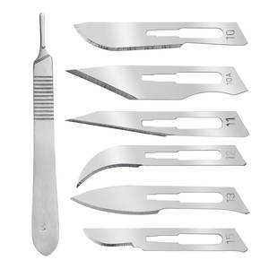 Manípulo de Bisturí Manual de Acero Inoxidable Médico de Excelente Calidad al por Mayor con Hojas Quirúrgicas Afiladas Reutilizables, Aprobado por ISO y CE - Product Image 1