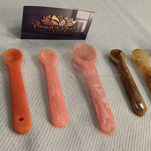 Juego de tenedor de cuchara de resina epoxi moderno Cubiertos atractivos Cuchara pequeña Vajilla con el mejor precio - Product Image 1