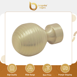 Chất Lượng Cao Brass Kết Thúc Top Bán Cửa/Cửa Sổ Và Tủ Phụ Kiện Núm Brass Reeded Bóng Núm Cho Số Lượng Lớn Mua - Product Image 2