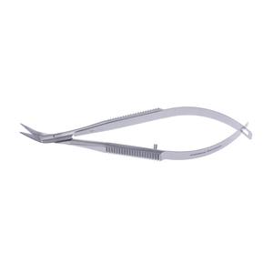 Tijeras McClure Iris, Delicadas, Anguladas, con Hojas Planas y Afiladas, de Acero Inoxidable de 12 cm, Instrumentos Médicos Quirúrgicos - Product Image 6