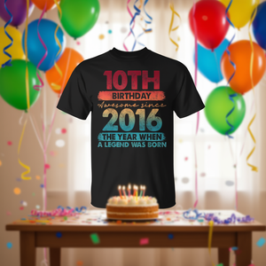 Maglietta promozionale vintage del 2016 in edizione limitata per il 10° anniversario (10 anni) - Product Image 3