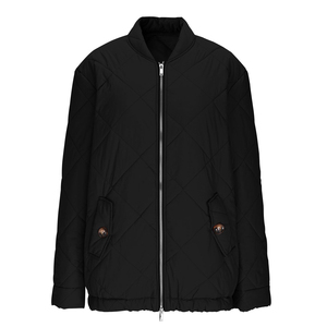 Veste matelassée imperméable pour femme, légère et thermique, avec des poches latérales fonctionnelles pour la mode d'hiver - Product Image 4