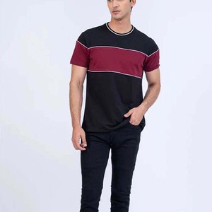 Hommes professionnels personnaliser t-shirt 100% coton hommes t-shirt doux confortable tissu pour hommes tissu respirant Logo personnalisé ODM - Product Image 1