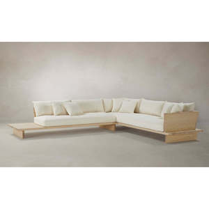 Ensemble de canapés modulaires contemporains minimalistes de haute qualité Muir, meubles de salon contemporains avec rembourrage en éponge pour la maison et l'appartement - Product Image 2