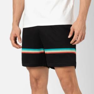 Pantalones cortos deportivos de malla de calle alta de 6 pulgadas para hombre al por mayor, pantalones cortos informales de secado rápido, personalizados, sublimados, cintura elástica, bolsillos, malla masculina - Product Image 5