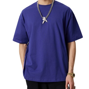 Meilleure vente T-Shirt de haute qualité T-shirt uni à logo personnalisé Vente en gros T-shirt ample de couleur unie Streetwear pour hommes - Product Image 5