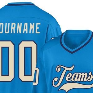 Maillot de hockey sur glace personnalisé de haute qualité pour hommes, motif de couture par sublimation, vente en gros 2024, 100% polyester, vêtements de sport respirants - Product Image 4