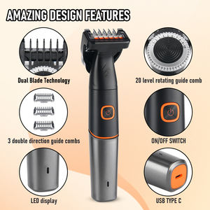 Bir bıçak hibrid elektrikli düzeltici ve tıraş makinesi taşınabilir elektrikli tıraş makinesi elektro epilatör - Product Image 2