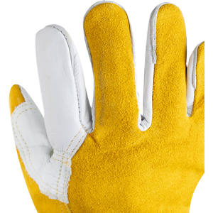 Nouveauté : Gants de soudage de haute qualité, très résistants, gants de sécurité raisonnables, résistance à la chaleur, personnalisés, bleus, doubles - Product Image 2