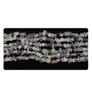 Vente en gros Prix de gros Flourite Puces métaphysiques Chaîne en vrac Perles de pierres précieuses naturelles pour la fabrication de bijoux - Product Image 4