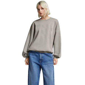 Sweat-shirt à col rond pour femme, logo personnalisé, confort premium, molleton de coton-polyester premium, manches longues - Product Image 2