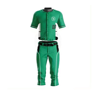Wholesale In-Stock High Quality Men's Breathable Quick Dry Baseball <b>Softball</b> Sportswear <b>Uniforms</b> <b>Custom</b> Logo Designed Sets 100% - Product Image 1