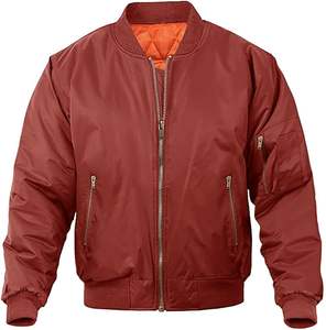 Chaqueta Universitaria de Alta Calidad para Hombre, Estilo Bomber de Satén y Seda con Logotipo Frontal en Lona, Precio al por Mayor 2026 - Product Image 5