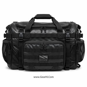 Bolsa de Buceo Reforzada de Nailon Cordura 1000D, Bolsa de Transporte para Regulador de Buceo, Bolsa de Malla Impermeable IP68, Mochila Seca Sumergible para Buceo - Product Image 1
