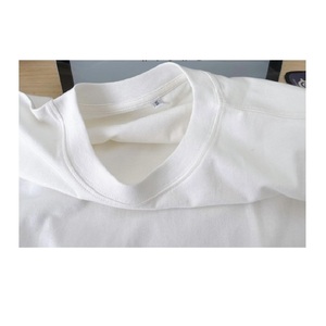 Mode blanc t-shirt vêtements pour femmes 100% coton col rond solide poche décontracté à manches courtes t-shirts pour femmes - Product Image 1