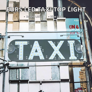 Nouvelles ampoules LED 12V bleues pour toit de taxi avec ventouse en caoutchouc pour signalisation automobile - Product Image 2