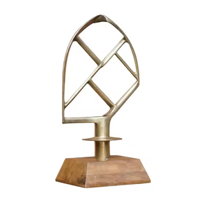 Metal Sculpture for Home and Garden <b>Decor</b> Unique Modern Art Piece - Product Image 4