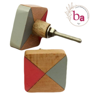 Precio al por mayor resina hueso cuerno latón madera cajón puerta gabinete perillas Y tirador [HBRMW 123] - Product Image 1