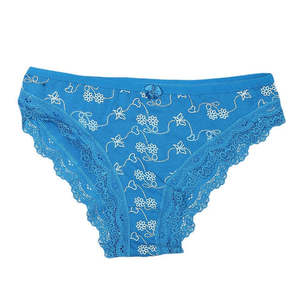 Culotte en dentelle pour femme - Bleu - Product Image 2