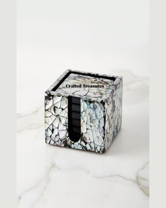 Sous-verre de tasse à café en résine et laiton de haute qualité sous-verres de vente chaude ensemble de 6 avec support sous-verre rond en feutre pour Table à manger - Product Image 2