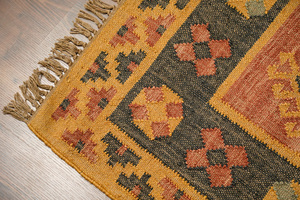 Tapis Kilim tissés à la main de style mondial Vitrine de l'exportateur d'élégance moderne et unique à la maison Prix de gros Caractéristiques lavables - Product Image 2