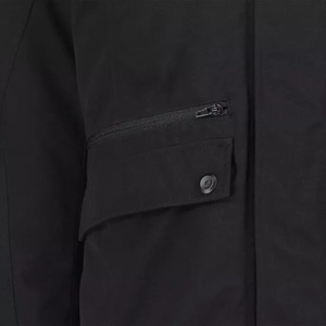 Urban Yamaha Scooter Long <b>Jacket</b> with <b>Mandarin</b> <b>Collar</b> for Autumn Seasons - Product Image 3